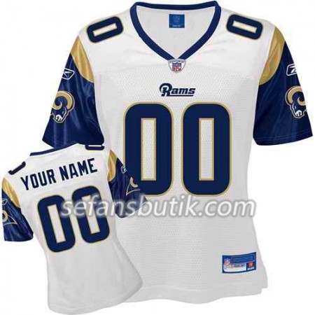 Los Angeles Rams Tröjor Custom Vit - Dame Los Angeles Rams Tröjor Custom Vit - Dame